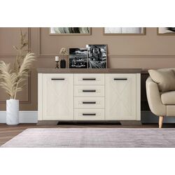 Тумба Yasen Marsel KOM2D4S (Ясень Снежный/Дуб Сонома Трюфель)