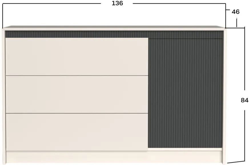 Tumba Yasen Monaco KOM1D3S (Cashmere/Grey Soft Touch)
