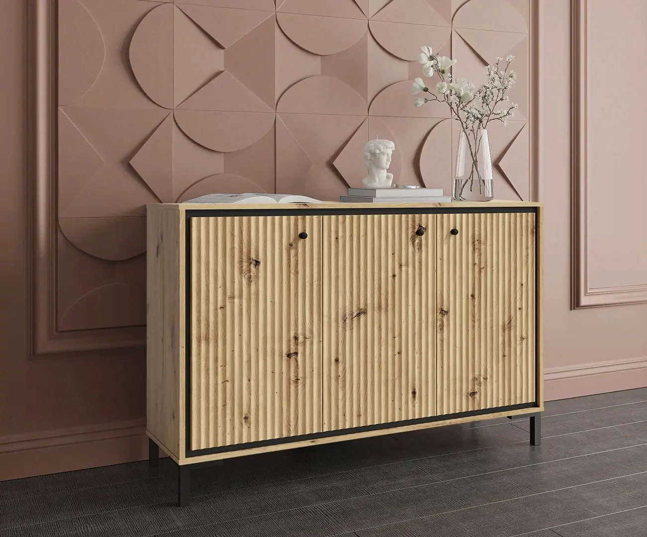 Тумба Yasen Parii PA 12 3D (Дуб Артизан)