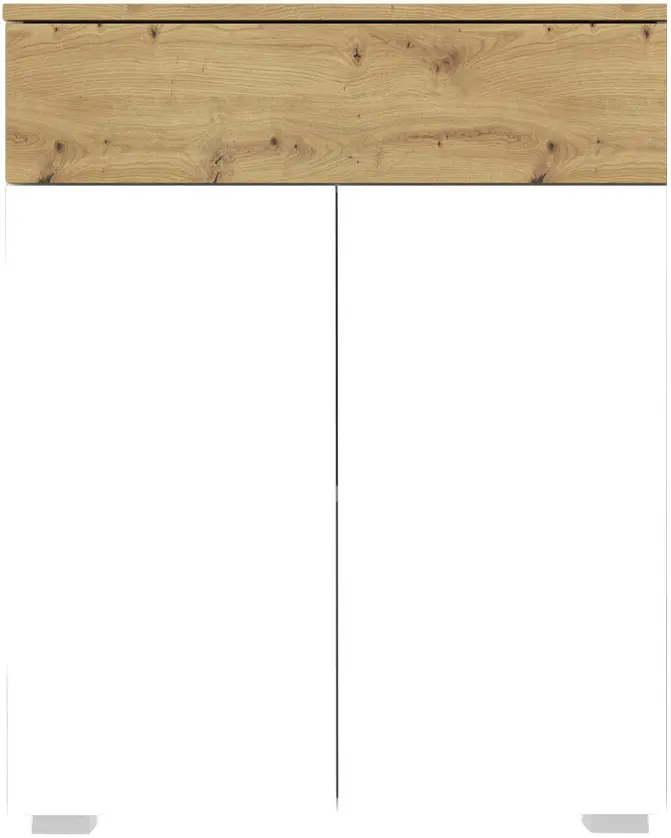 Тумба Yasen Ребека KOM2D1S (Дуб Артизан/Нимфея Альба)