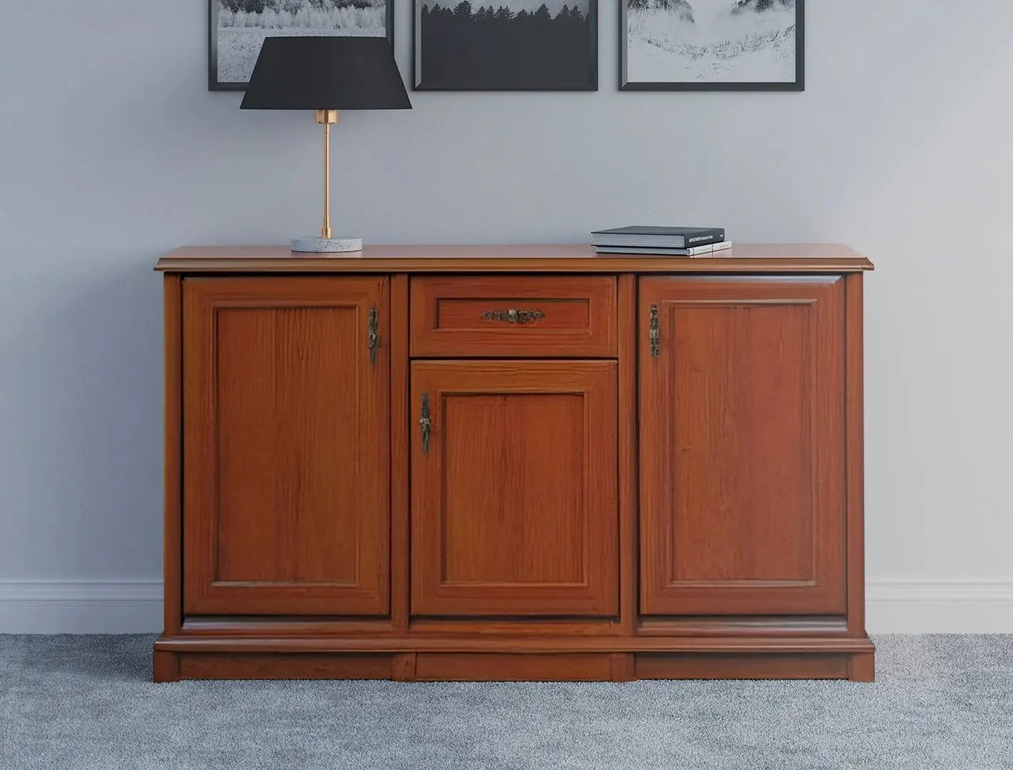 Тумба Yasen Sonata 3D/1S (Каштан)