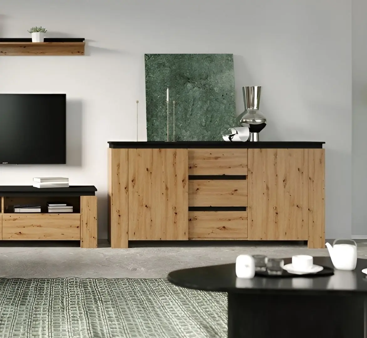 Tumba Yasen Tomas KOM2D3S (Artisan Oak/Black)