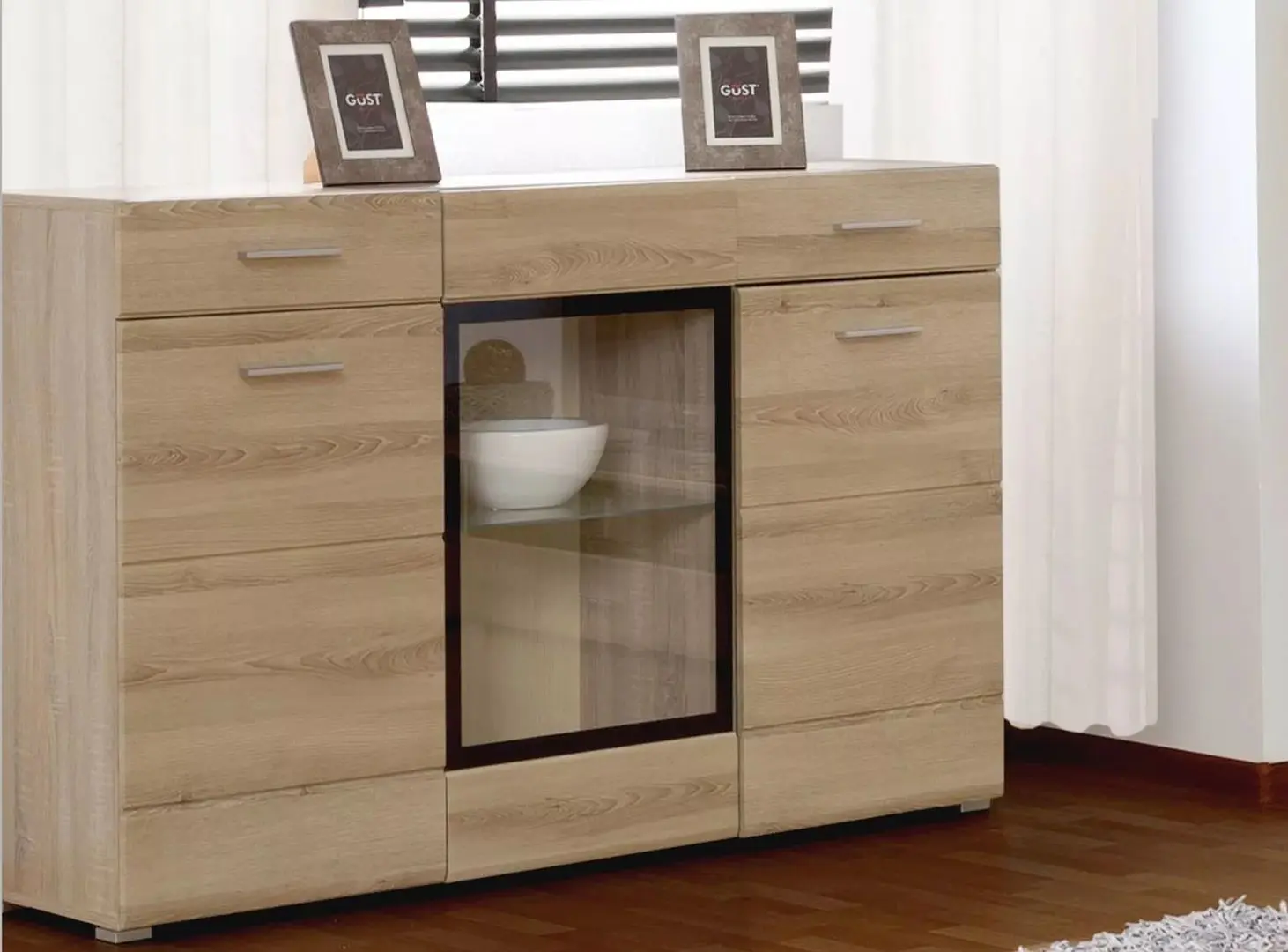 Tumba Yasen Vusher KOM1W2D2S (Sonoma Oak)