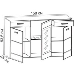 Tumba Yasen Vusher KOM1W2D2S (Sonoma Oak) Thumb