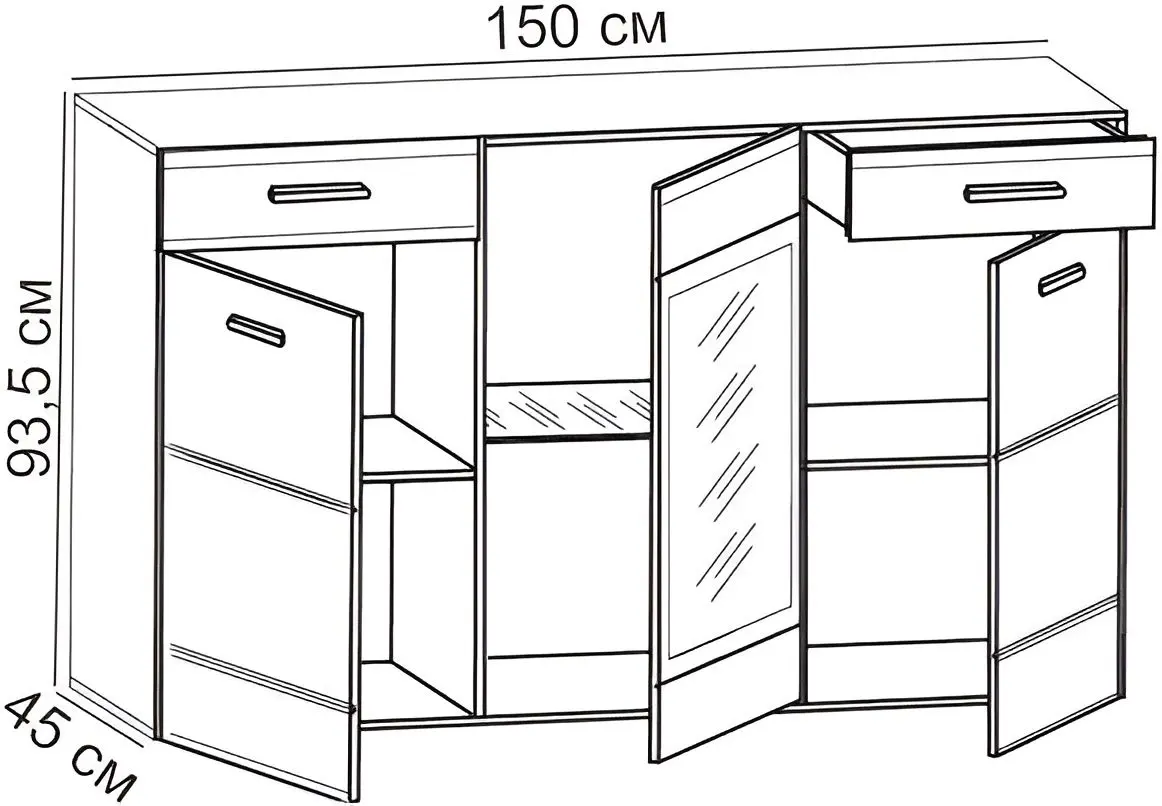 Tumba Yasen Vusher KOM1W2D2S (Sonoma Oak)