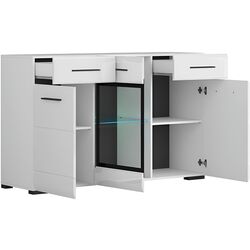 Тумба Yasen Вушер KOM1W2D2S (Нимфея Альба/Белый Глянец) Thumb