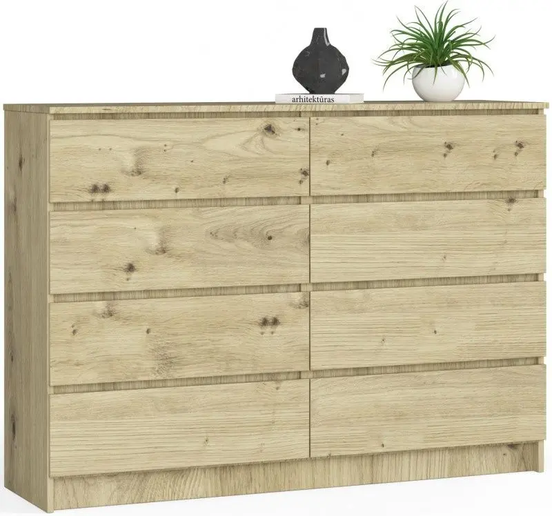 Comoda Akord K140 8SZ (Artisan Oak)