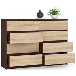 Комод Akord K140 8SZ (Wenge/Sonoma Oak) Thumb