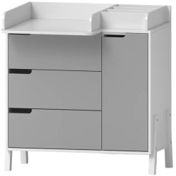 Пеленальный комод Angelo Magic Plus (Grey/White) Thumb