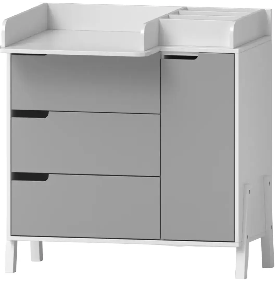 Пеленальный комод Angelo Magic Plus (Grey/White)