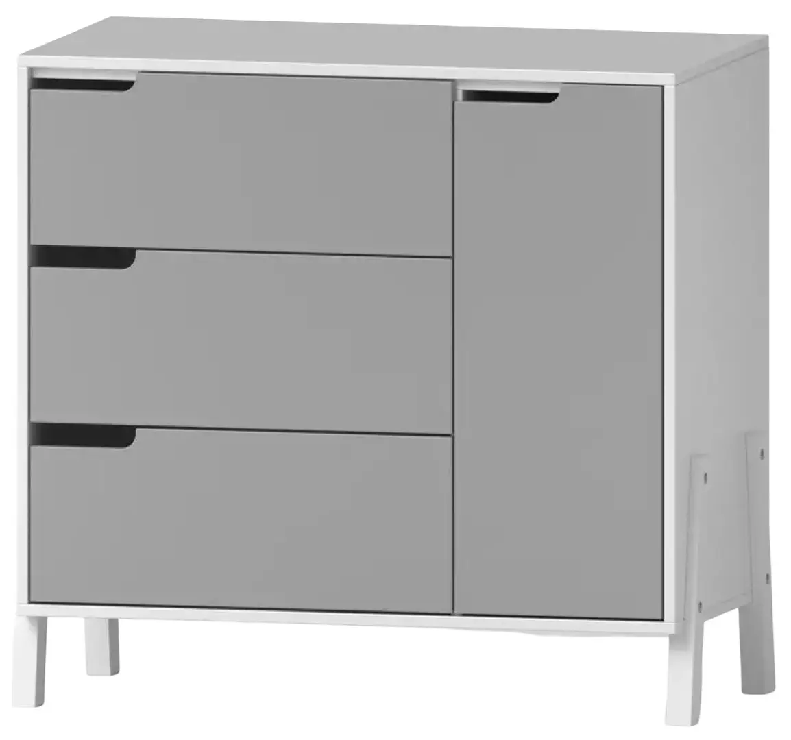 Пеленальный комод Angelo Magic Plus (Grey/White)