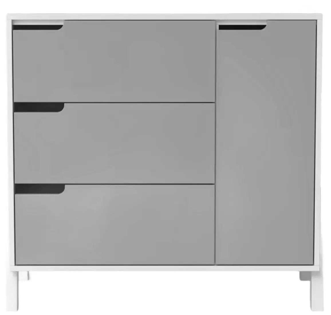 Пеленальный комод Angelo Magic Plus (Grey/White)