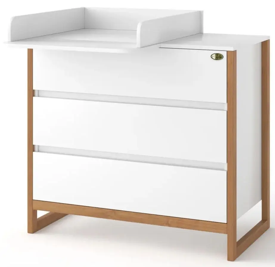 Пеленальный комод Angelo Magic (White/Beech)