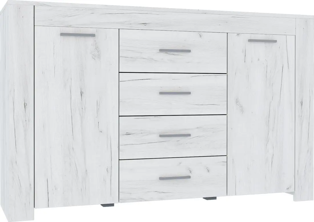 Comoda Астрид-Мебель Kvadro 1 (Kraft Oak White)