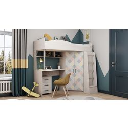 Тумба выкатная Астрид-Мебель Каприз 4 (Ясень Анкор Светлый) Thumb