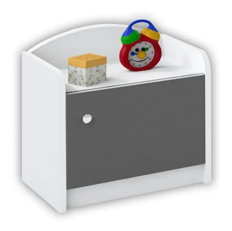 Тумба прикроватная BellaLuni Happy (White/Graphite)