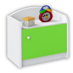 Тумба прикроватная BellaLuni Happy (White/Light Green)