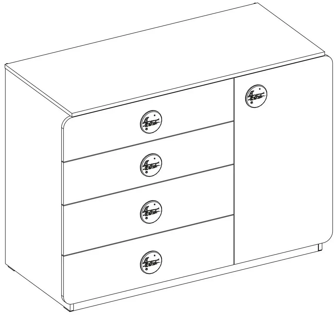 Comoda Cilek Baby Cotton 20.24.1201.00 - 2