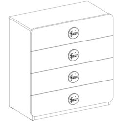 Комод Cilek Baby Cotton 20.24.1203.02 Thumb