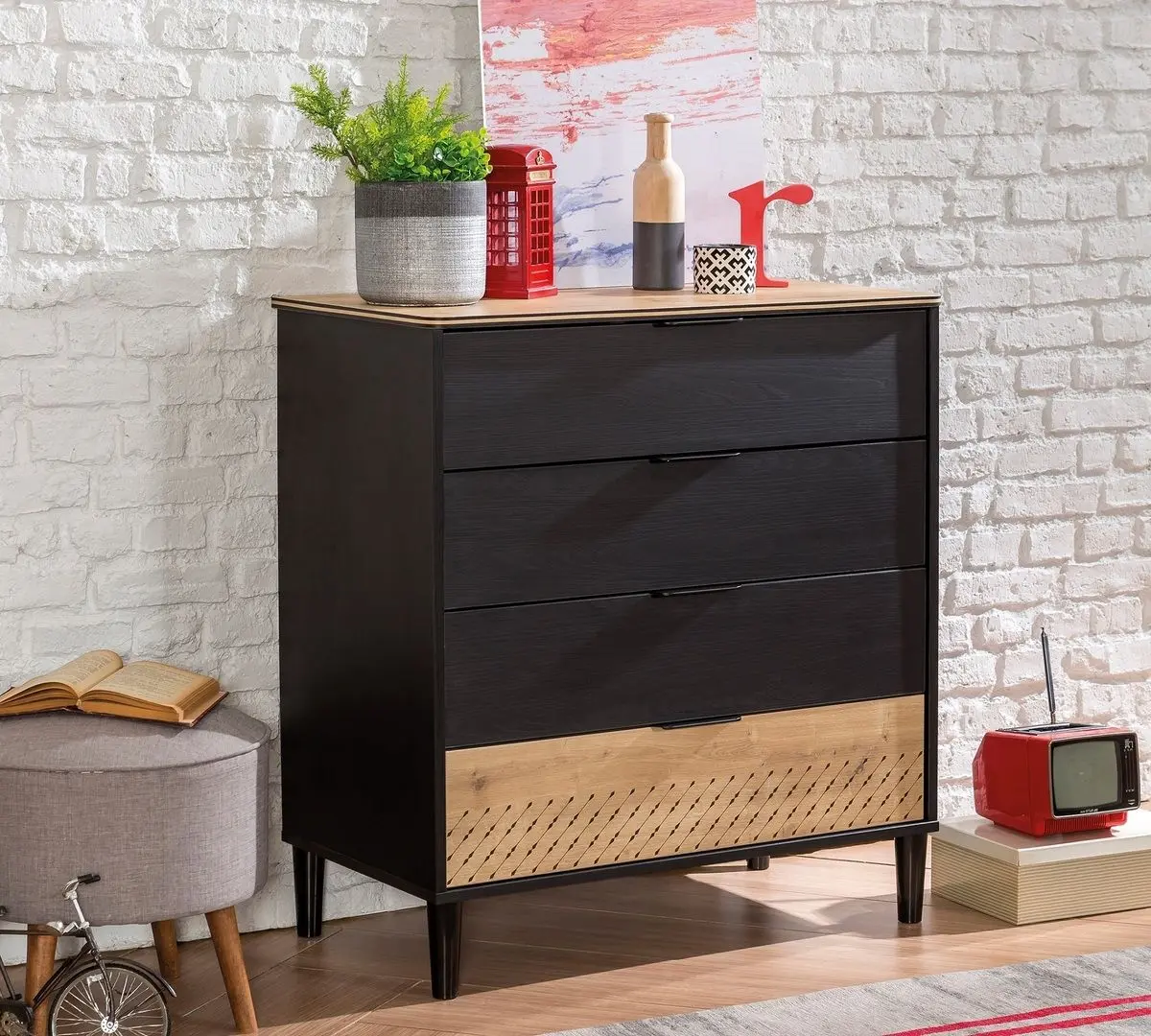 Комод Cilek Black 20.58.1201.00 - 2