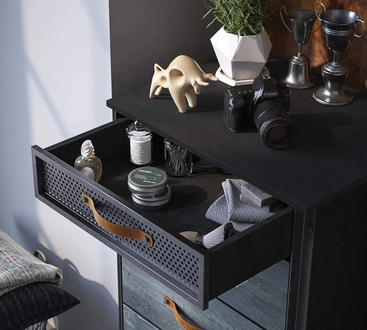 Комод Cilek Dark Metal 20.52.1204.00 (Blak/Gray) - 3