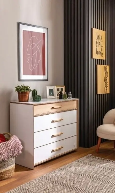 Комод Cilek Modera 20.50.1202.00 (Wood/White) - 3