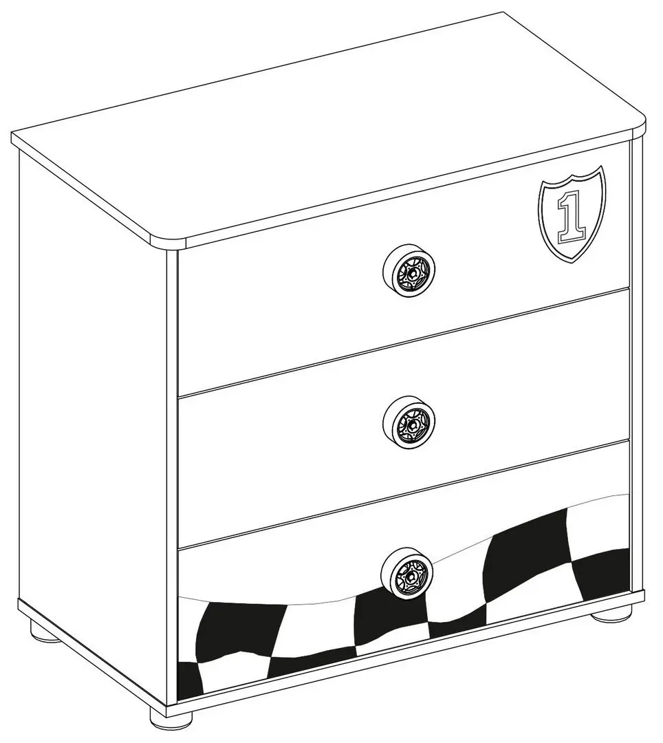 Комод Cilek Race Cup 20.56.1201.00 - 4