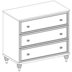 Комод Cilek Romantic 20.21.1203.00 Thumb