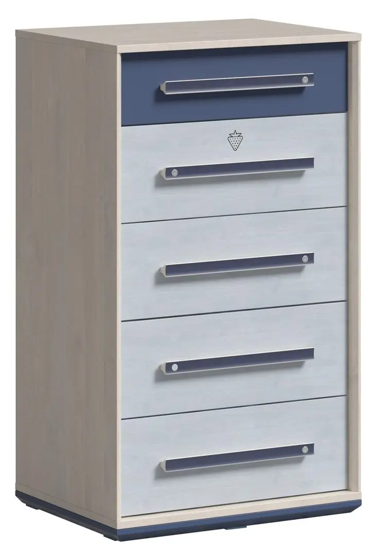 Комод Cilek Trio 20.40.1204.00 (Wood/Blue)