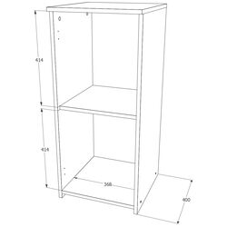 Dulap Haaus Creta 1U (Sonoma Oak) Thumb