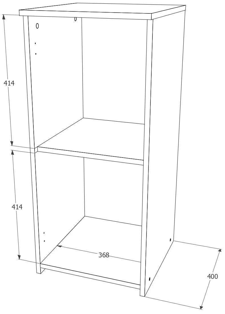 Dulap Haaus Creta 1U (Wenge)