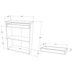 Tumba Haaus Tisa 1S2U (Light Elm) Thumb