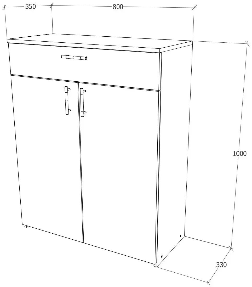Tumba Haaus Tisa 1S2U (Sonoma Oak)