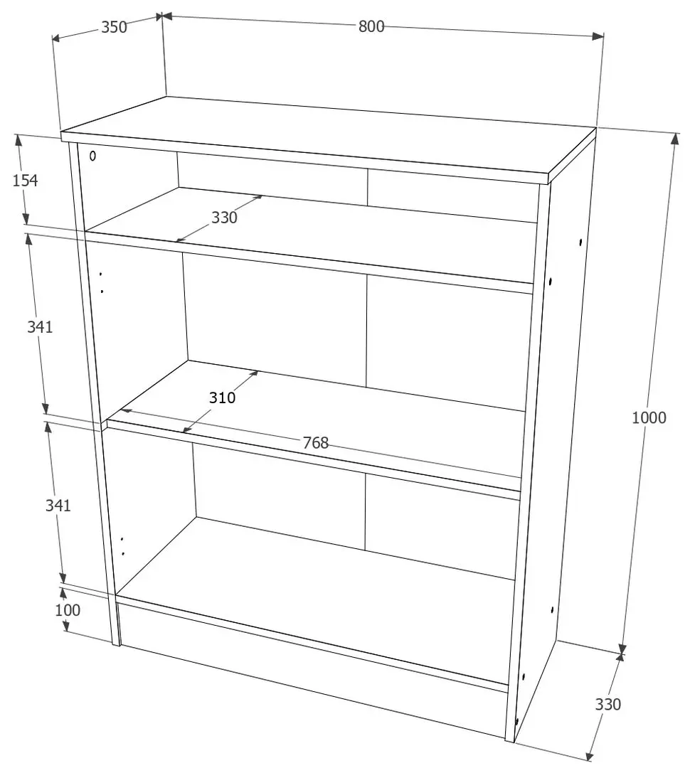 Tumba Haaus Atena 2U (Wenge/Ferrara Oak)