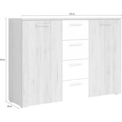 Tumba Helvetia Beta №26 2D4S (Sanremo Oak Light/White) Thumb