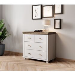 Comoda Helvetia Evora №27 4S (Ash Abisko White/Lefkas Oak) Thumb