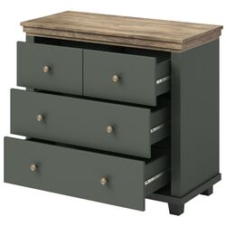 Comoda Helvetia Evora №27 4S (Green/Lefkas Oak) Thumb