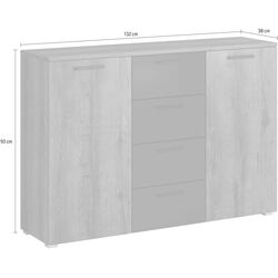 Тумба Helvetia Galaxy №26 2D4S (Monastic Oak/Black Gloss) Thumb