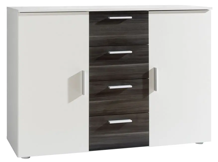 Tumba Helvetia Vera №26 2D4S (White/Walnut Black)