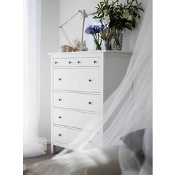 Комод Ikea Hemnes 6 ящиков 108x131 (Белая Морилка) Thumb