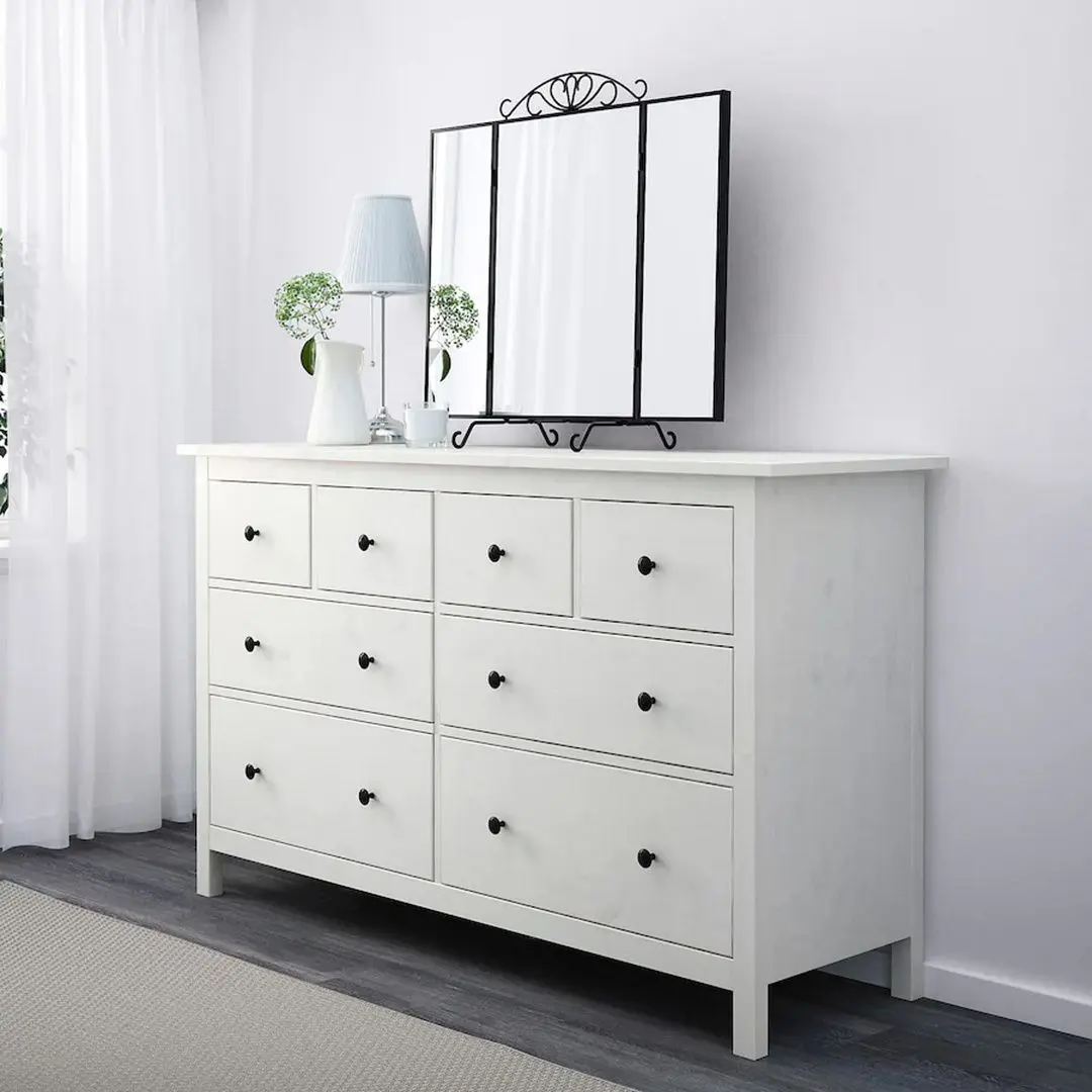 Comoda Ikea Hemnes 8 sertare 160x96 (Vopsit Alb)