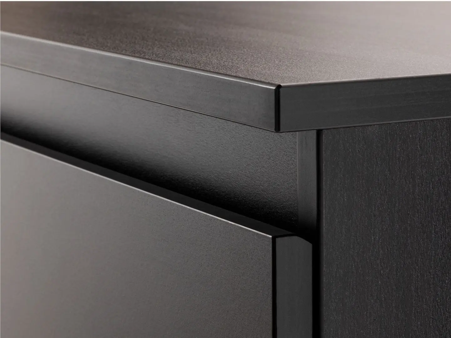 Comoda Ikea Kullen 6 sertare 140x72 (Negru-maro)