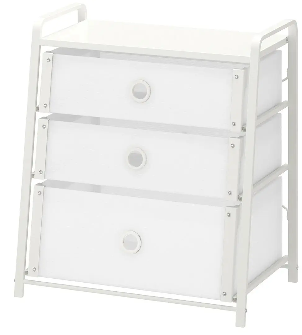 Comoda Ikea Lote 3 sertare 55x62 (Alb)