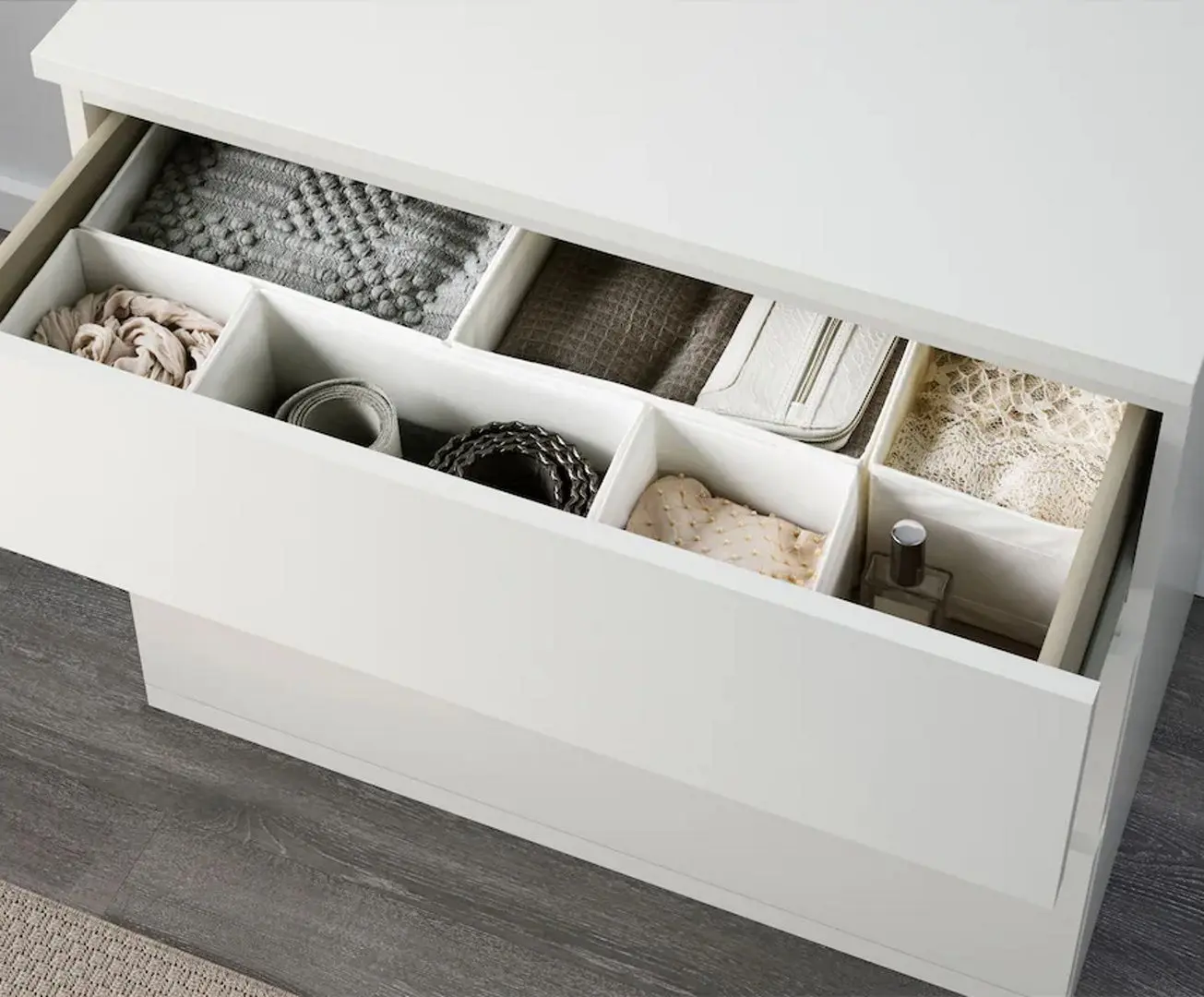 Комод Ikea Malm 3 ящика 80x78 (Белый)