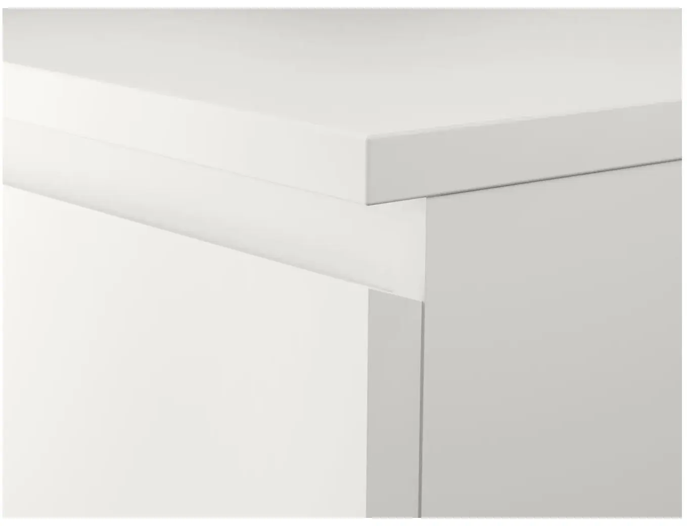 Comoda Ikea Malm 4 sertare 80x100 (Alb)