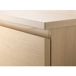 Comoda Ikea Malm 4 sertare 80x100 (Furnir stejar) Thumb