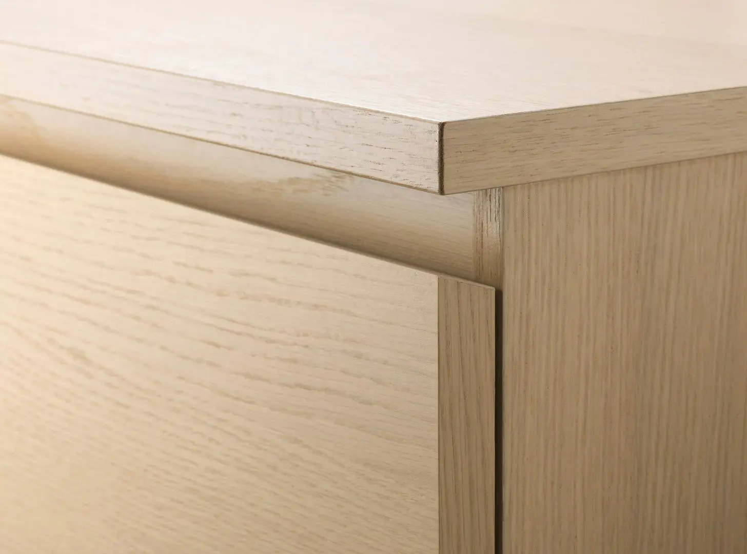 Comoda Ikea Malm 4 sertare 80x100 (Furnir stejar)