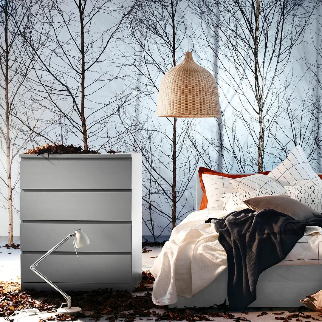 Комод Ikea Malm 4 ящика 80x100 (Серый) - 2