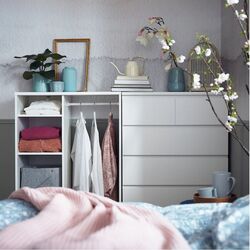 Комод Ikea Malm 6 ящиков 80x123 (Белый) Thumb