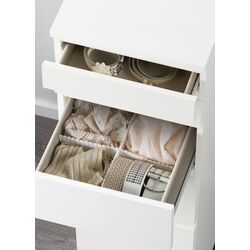 Комод Ikea Malm 6 ящиков/зеркало 40x123 (Белый) Thumb